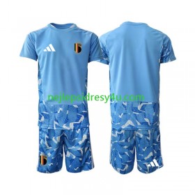 Fotbalový Dres Belgie Brankářské Dětské Domácí Mistrovství světa 2026